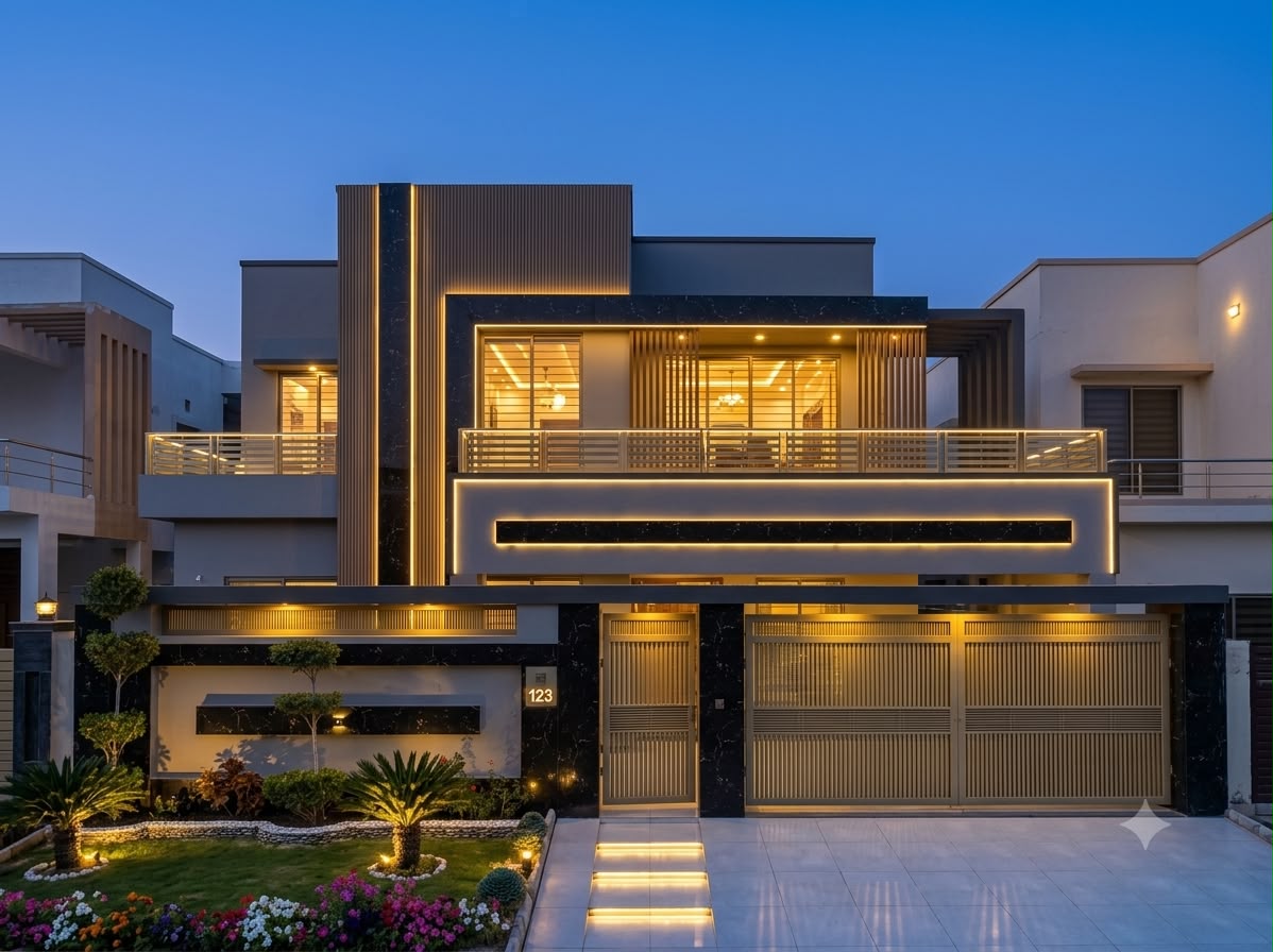 Askari 6 villa streetscape